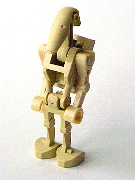 LEGO Minifigure -- Battle Droid Tan with Back Plate-Star Wars / Star Wars Episode 1 -- sw001a -- Creative Brick Builders
